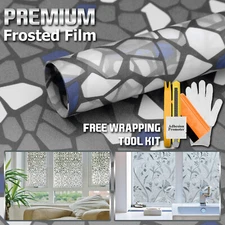 *36"x60" Frosted Film Glass Home Bathroom Window Security Privacy Sticker #5039b