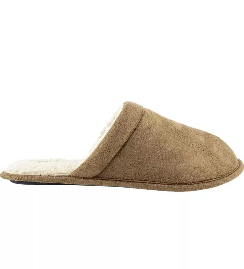 Dockers Indoor Outdoor Tan Slip on Slippers Size XL Memory Foam NEW
