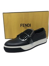 New Fendi Mens Black Shoes Sneakers Karl Lagerfeld Size 8.5 US 7.5 UK 41.5 EU