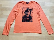 Mexx orange motif long sleeve shirt in 152 - 164