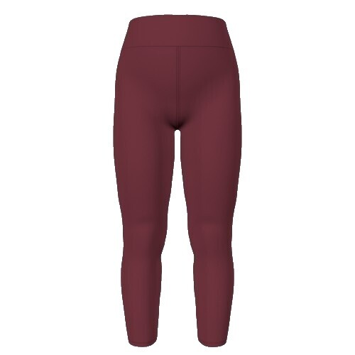 Leggings LuLaRoe Tall & Curvy 2, Rossi, Tinta Unita, Vita Media, Lunghezza Intera, 28 Pollici, Taglia TC2