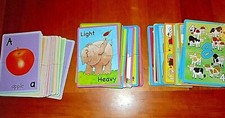 3 Sets of Educational Puzzles Alphabet Letters Opposites Math Addition Preschool