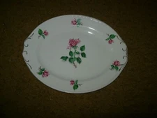 Vintage Homer Laughlin Eggshell Georgian Small Platter Rose Gold Trim