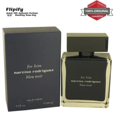Narciso Rodriguez Bleu Noir Cologne 3.4 oz EDT Spray for Men
