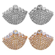 Fashionable Rhinestones Shell Breast Pasties Alloy Body Jewelry Nipple Covers