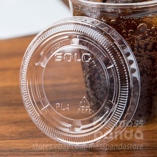 100ct 3.25 oz Dart Medium Jelly Shot Portion Cups with Lids Option Clear Plastic - Picture 4 of 5