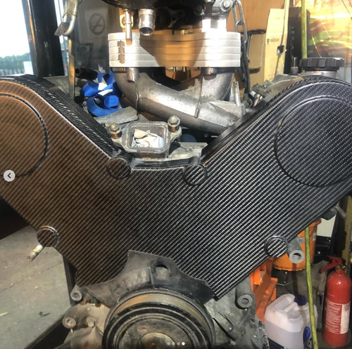 Cubierta de correa de distribución de fibra de carbono para motor 1UZ 1UZ-FE V8 no VVTi - Imagen 6 de 8