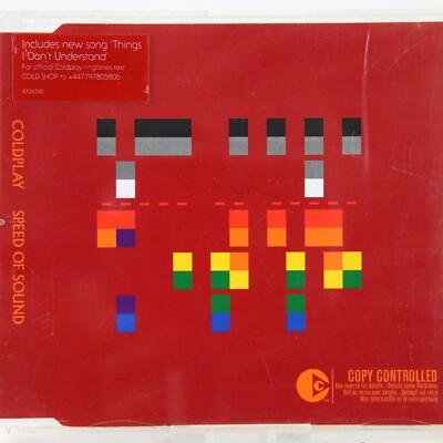Music Musik MAXI Coldplay   Speed Of Sound Gut