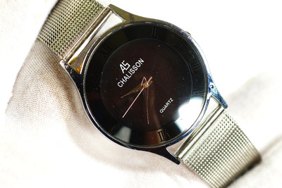 Stainless Steel Chalisson Montre Vintage AS Chalisson Quartz Watch