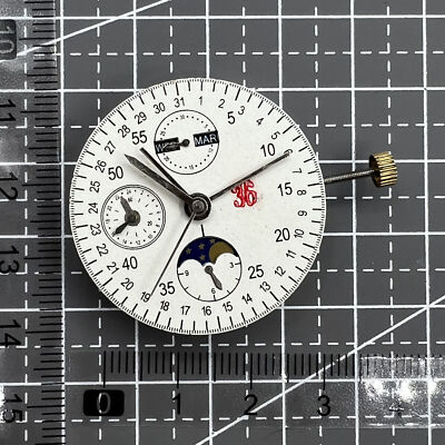 Multifunctional Automatic Mechanical Movement 8 Hands Dandong 7751 Movement
