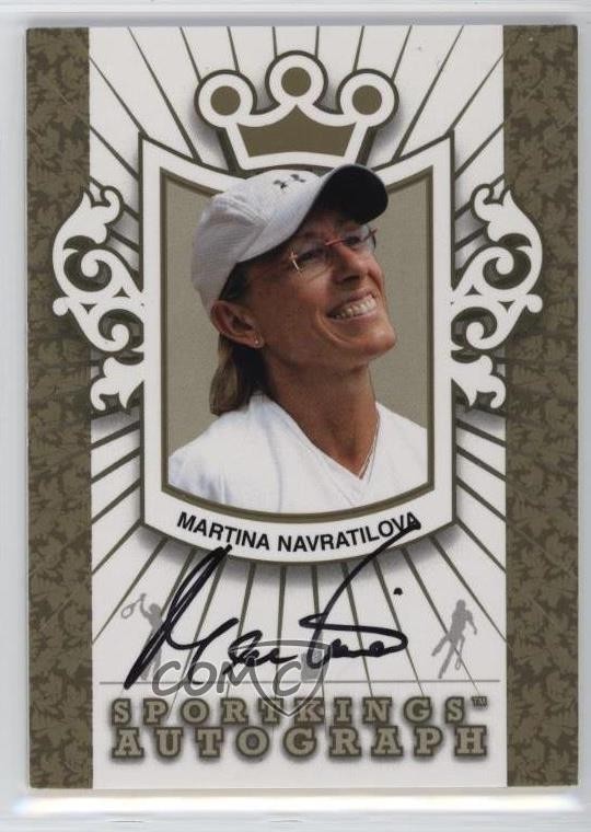 2012 Sportkings Series E Gold /10 Martina Navratilova #A-MN1 Auto HOF 0m0