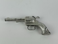 Vintage Toy Cap Gun HUBLEY SMOKY Bull Head Die Cast Pistol