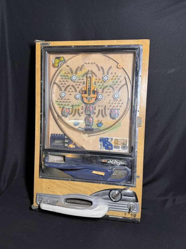 Como está: Máquina de Pinball Arcade Japonesa Nishijin Pachinko De Colección Foto 2 de 4
