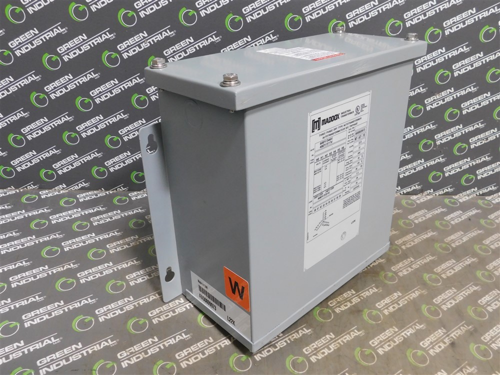 NEW Maddox MIT-AUT-110 Industrial Transformer 600Y/346V 480Y/277V