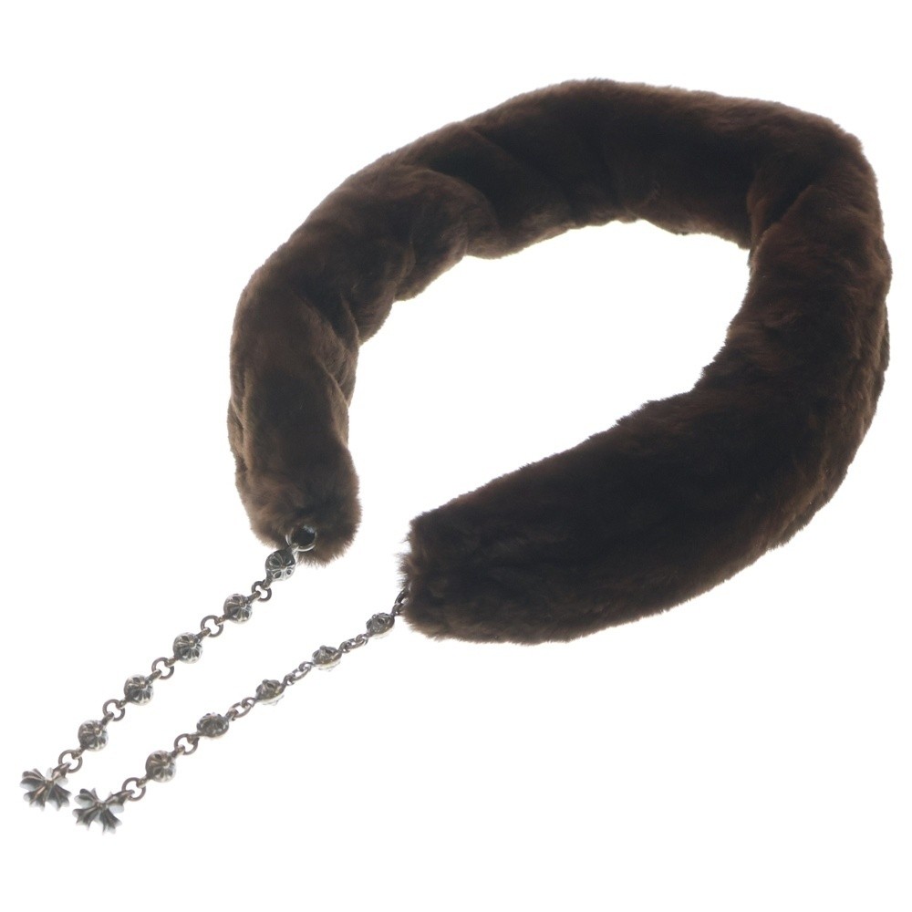 Chrome Hearts CROSS BALL CHAIN ​​CH PLUS CROSS Cross Ball Chain Fur P0051884