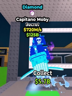 720m/s Diamond Capitano Moby - Steal A Brainrot
