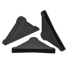 20Pcs Corner Protectors 5x50mm Plastic Triangle Corner Guards Cushion Black