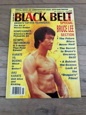 Black Belt Magazine November 1990 Bruce Lee Commemorative Issue Martial Arts