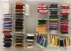 2 Embroidery Floss Cross Stitch Carded Numbered Thread Floss Boxes — photo 4