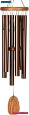 Woodstock Wind Chimes Amazing Grace Chime Medium 24'' Bronze Wind Chime Inspir