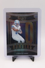 2025 Panini Select - Numbers - Jahmyr Gibbs #6 Lions