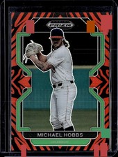 2022 Panini Prizm Draft Picks #PDP220 Michael Hobbs Tiger Stripes 19/99
