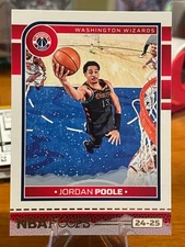 2024-25 Panini Hoops Basketball Jordan Poole-#190 Winter. Washington Wizards