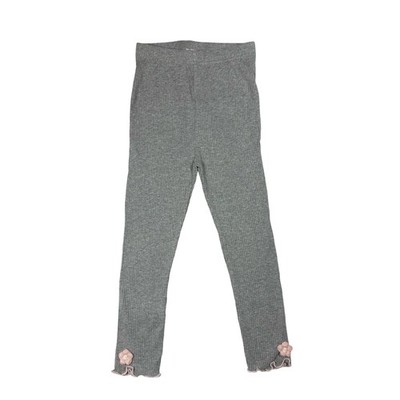 Comfortable girls  ribbed leggings made with 94% cotton. Soft, breathable, and s