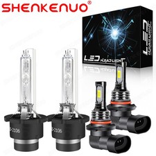 D2s 90069145 4x Led Headlight Fog Light Bulbs Fit Lexus Ls430 2004 2005 2006