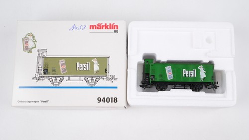 Märklin H0 94018 Kühlwagen mit Bremserhaus (Persil)  G 10 der DRG | Condition: Gebraucht