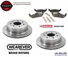 Rear Disc Brake Rotors and Ceramic Pads Kit for Ford F 150 MAINLAND SHIP ONLY