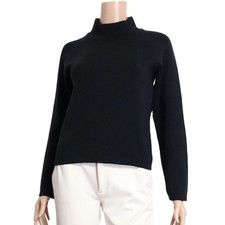 agnes b. Turtleneck sweater, Made in France, Size 9 M , Navy Blue, RT