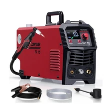 ARCCAPTAIN Plasma Cutter, [Large LED Display] 50Amps Cutter Machine with 110/