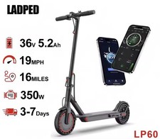 Ladped LP60 Electric Scooter 350W 8.5' Foldable Scooter for Adults 19mph