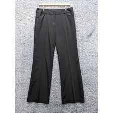 Y2K Express Editor Dress Pants Size 8 Bootcut Work Office Career Charcoal Gray