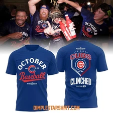 Cubs October 2025 Postseason Two Sided T-Shirt