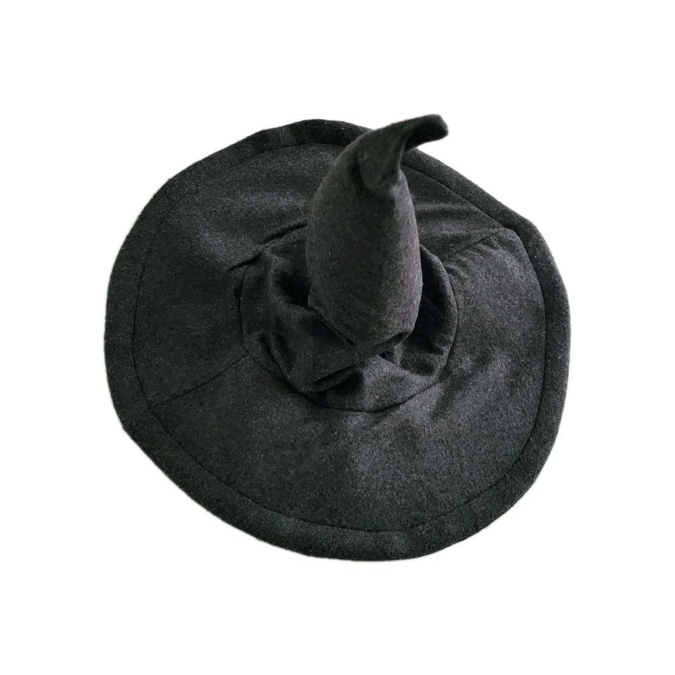 Sombrero de fieltro de mago gris bruja hechicera adulto joven disfraz de Halloween Harry Potter  Foto 3 de 4