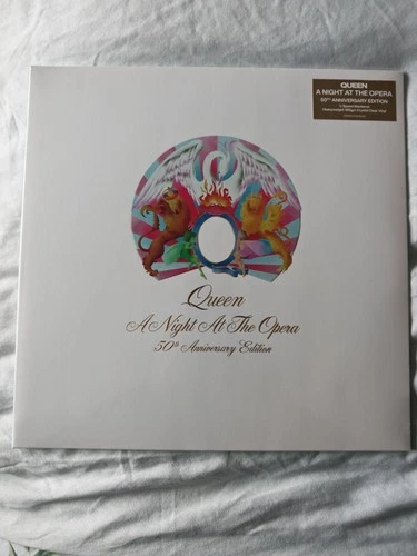 QUEEN A NIGHT AT THE OPERA 50TH ANNIVERSARY EDITION 12"CLEAR LP SEALED