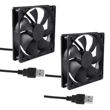 2PACK 120mm 5V USB Computer PC Fan, Fan Brushless 12025