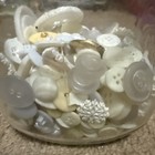 Jar Of Primarily White Buttons — photo 1