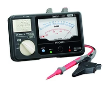 HIOKI Insulation Resistance Meter IR4011-10 Analog Megohm Hi-Tester Test Lead