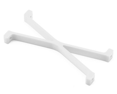 J&T Bearing Co. Sprint Car J&T Top Wing ''X'' Brace (White) [JTB-JT12114-W]