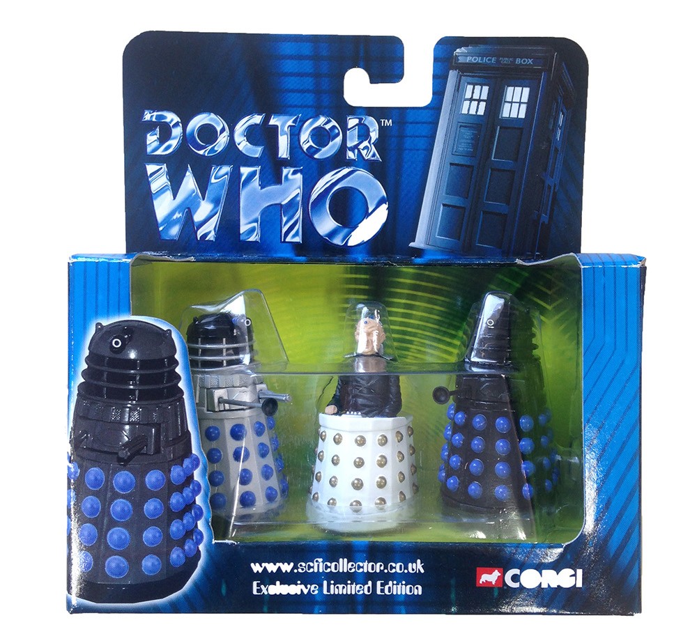 Doctor Who Corgi Dalek & Davros Set Exclusive Limited Edition of 5000 RARE