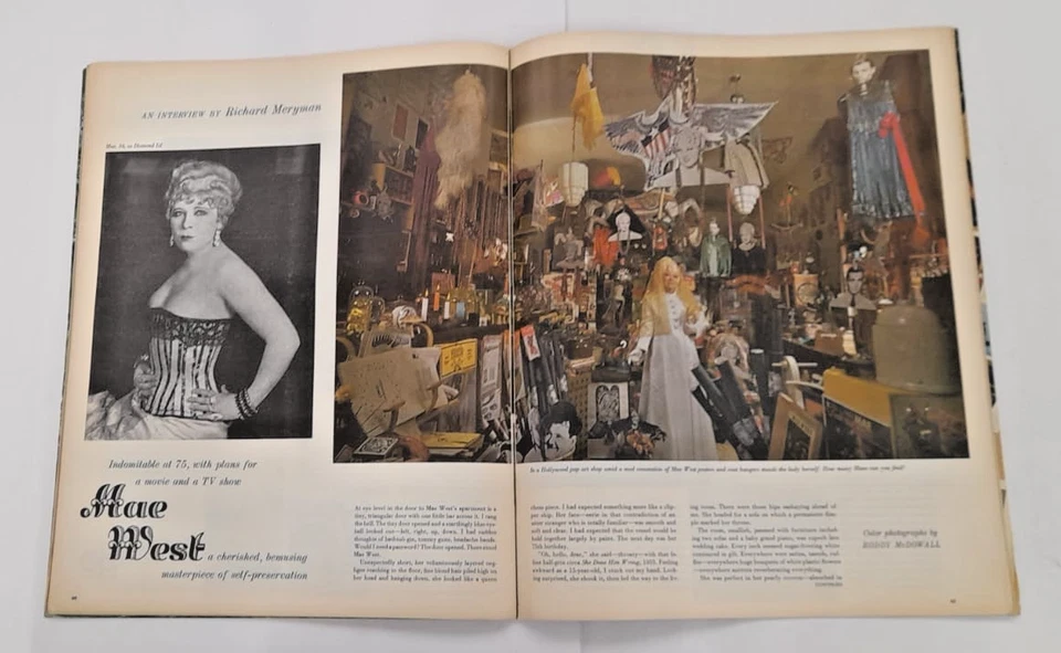 LIFE MAGAZINE VOL 46 No 8, 28 APR 1969, MAE WEST ON COVER - Image 3 of 4