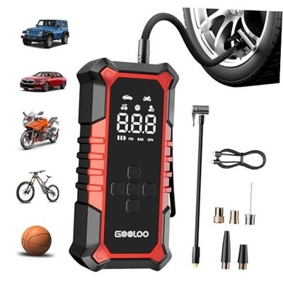  A6 Gear Tire Inflator Portable Air Compressor, 160 PSI Cordless Tire Inflator 