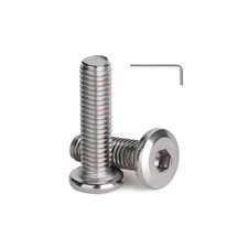 1/4-20 x 1-1/4" (20 Pack) Flat Head Hex Socket Cap Screws Bolts, 304 Stainles...