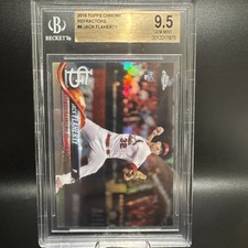 Jack Flaherty RC BGS 9.5: 2018 Topps Chrome Rookie Card Holo #4. rookie card picture