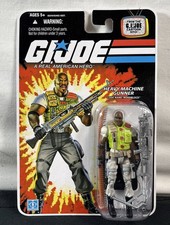 GI JOE 25th Anniversary Heavy Machine Gunner    Roadblock    Hasbro 2007 New
