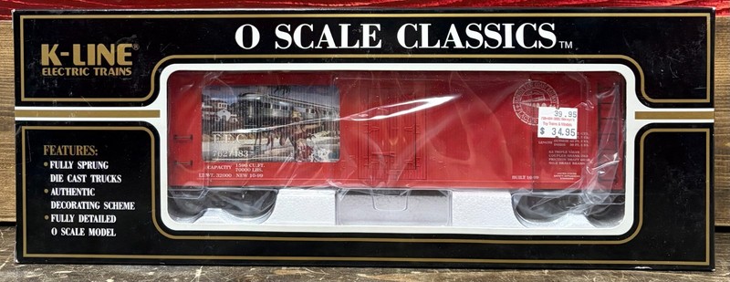 K-Line FEC O scale Historical Art Classic Wood-Sided Reefer (K762-7483)