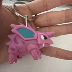 NIDORAN Pokemon Keychain Figure Toy Burger King VINTAGE 1999